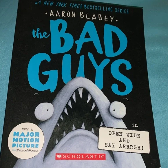 3 scholastic the BAD GUYS kids books ages 7-10 - Picture 2 of 7